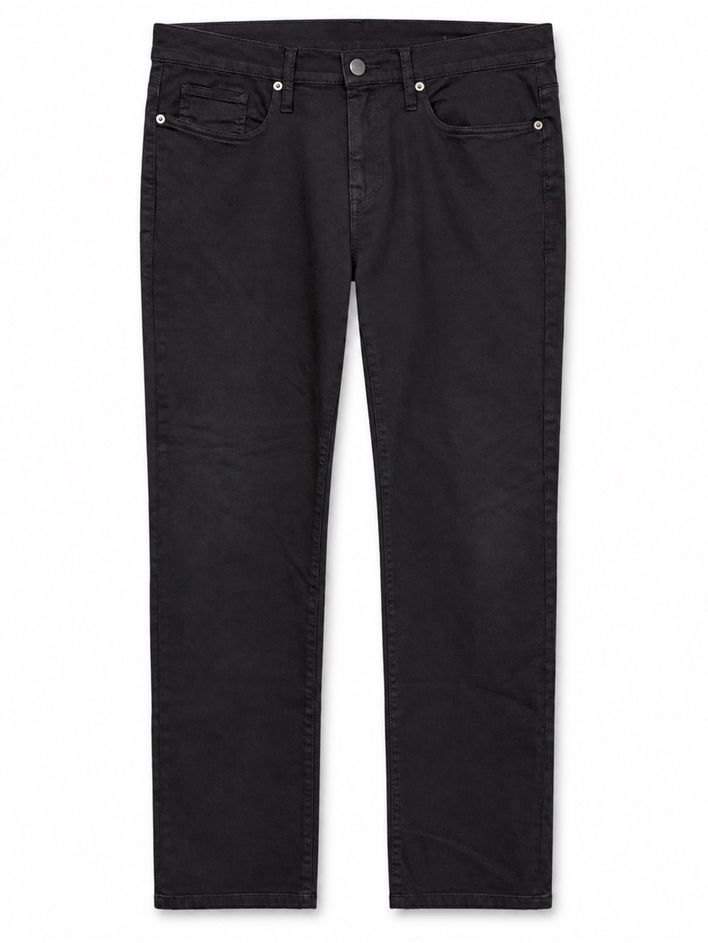 FRAME L'Homme Slim Hematite Jeans Men's 34 Black Stretch 27" Inseam